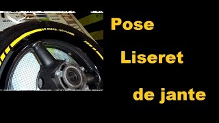 Poser un liseret de jante sans outil [upl. by Aneerehs]