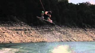 Stalefish Grab Tailbone  Wakeboarding  MicBergsma [upl. by Carilla]