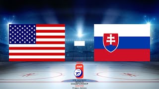 USA  Slovensko 45 PP  Mistrovství Světa V Hokeji HIGHLIGHTSUSA  Slovakia 45 OT HIGHLIGHTS [upl. by Collbaith]