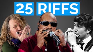 25 Iconic Harmonica Riffs [upl. by Hippel]