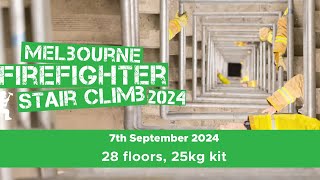 Melbourne Firefighter Stair Climb 2024  Presentations  Live Stream [upl. by Leziar]