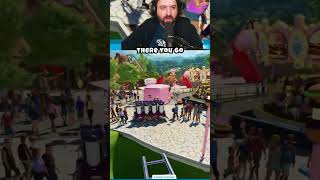 Can a Coaster make the people fly planetcoaster2 gaming shorts [upl. by Einaeg]