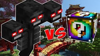 SUPER WITHER VS LUCKY BLOCK SPIRAL MINECRAFT LUCKY BLOCK CHALLENGE [upl. by Trin]