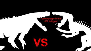 Scp 682 vs scp 939 remake read desc [upl. by Lahsram]