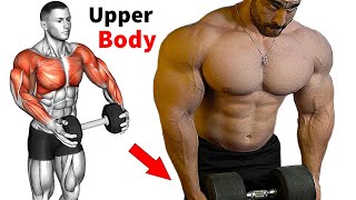 Upper Body Exercises At Home With Dumbbells  Perfect Video 👌 [upl. by Madea421]