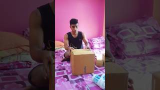 my new protein powder unboxing 😱 creatine shorts feed [upl. by Ashien713]