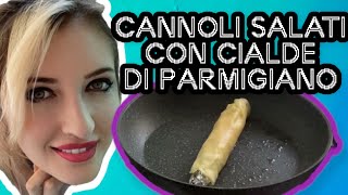 Faccio dei cannoli salati con le cialde di parmigiano [upl. by Llebiram310]