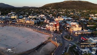 PIRIAPOLIS VIDEO DRON RECORRIDA POR LA RAMBLA DESDE EL PUERTO HASTA HOTEL ARGENTINO OCTUBRE 2024 [upl. by Wistrup]