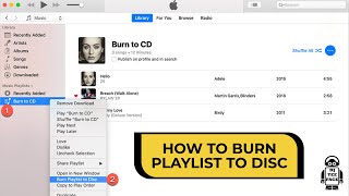 How To Burn Playlist To Disc  How To Burn a CD with iTunes for Car Stereo [upl. by Dori]