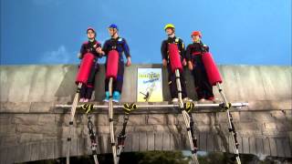 Austin amp Ally  quotMagazines amp MadeUp Stuffquot Bungee Jump Clip [upl. by Millburn913]