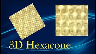 Hexacon cnc half tone Artcam 3D [upl. by Atcliffe]