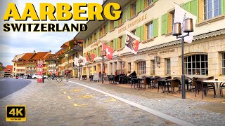 Walking Tour in Aarberg 4K  A Charming Swiss town 🇨🇭 [upl. by Perrin610]