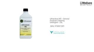 Ultraclean M2 General Purpose Cleaning Detergent 25L F5001201 [upl. by Veron]