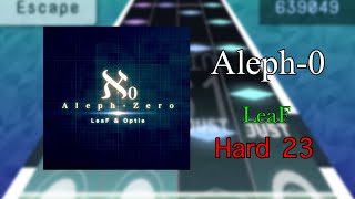 Sparebeat Aleph0 Hard 23【CLEAR】RANK AA [upl. by Dnalyaw]