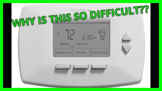 How to Change the Day of the Week on a Honeywell Thermostat [upl. by Hedley]