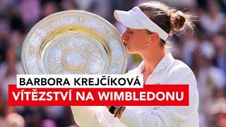 BRAVO Krejčíková ovládla Wimbledon Italku porazila ve třech setech [upl. by Alane660]