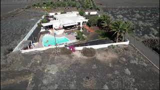 Lanzarote Villa Canto Drone View [upl. by Terrill]