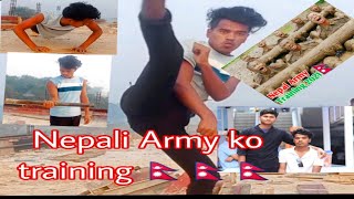 🇳🇵Nepali Army ko training  Nepali army 🇳🇵  Army  Vlogar star G  VlogarstarGShorts [upl. by Arni]