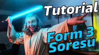 Lightsaber Form 3 Tutorial  Soresu [upl. by Ariamoy]