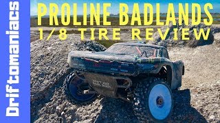 Proline Badlands 18 Buggy Tire Review On Arrma Senton [upl. by Lyn]