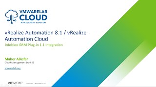 Infoblox IPAM Plugin 11 Integration with vRealize Automation 81  vRealize Automation Cloud [upl. by Sedlik]