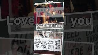 the Beatles  All You Need Is Love Lyrics Video lyrics thebeatles lovesong [upl. by Aissyla]