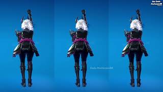 Fortnite Surfin Bird Emote With The Night Rose Skin Thicc 🍑😜😍🥵 [upl. by Eimmac]