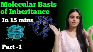 Molecular basis of Inheritance in 15 mins  Part 1 Acheived 90 marks in biology [upl. by Lindner]