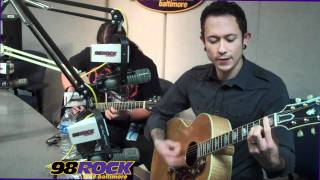 Trivium quotBuilt To Fallquot Live amp acoustic on 98Rock Baltimore [upl. by Apur]