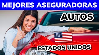 🥇 TOP 3 mejores ASEGURADORAS de AUTOS en ESTADOS UNIDOS [upl. by Osmond869]