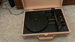 Playing a Record on My Crosley Cruiser Plus Record Player [upl. by Plusch]