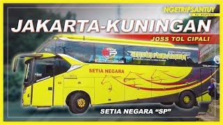 CUMA INI BUS AKAP YANG BERANGKAT DARI PS MINGGU  🤔  Trip by Setia Negara quotSPquot Jakarta  Kuningan [upl. by Dragoon]