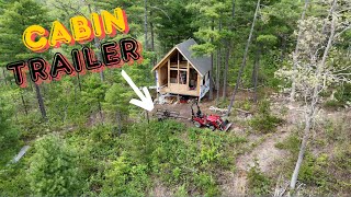 This Trailer BUILT my Cabin  Start to Finish [upl. by Shushan234]