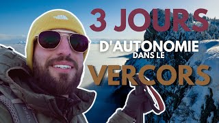 3 JOURS SUR LES PLATEAUX DU VERCORS EN RAQUETTES  avec cielmonbivouac [upl. by Deroo]