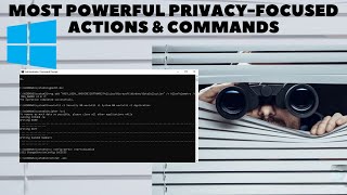 10 Most Powerful PrivacyFocused Actions and Commands in command prompt [upl. by Tiphane]