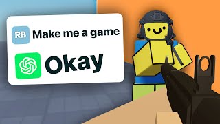 I MADE a Roblox GAME USING ChatGPT [upl. by Nylynnej925]