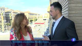 Entrevista a Natalia Chueca alcaldesa de Zaragoza [upl. by Debo620]