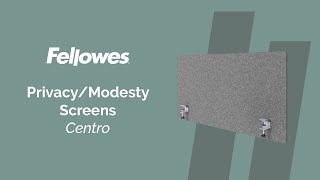 Fellowes Centro PrivacyModesty Screens [upl. by Khudari]