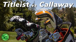 Titleist vs Callaway Full Bag Challenge  Which One is Better [upl. by Addis]