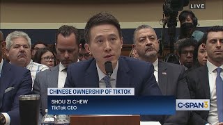 TikTok CEO Shou Zi Chew testifies before Congress [upl. by Ilka]