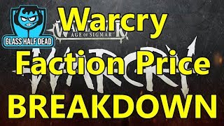 Warcry Price BREAKDOWN  ALL Factions [upl. by Cleasta]