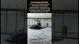 The Worlds First Commercial Passenger Flight  A Historic Moment in Aviation [upl. by Eniahpets998]