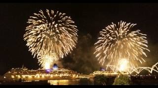 Madeira Island fireworks 2015 the end 4K [upl. by Ardnekahs]