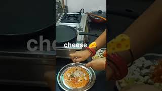 Cheesy Maggi spaghetti with roti 🌮🧀food cheese recipe [upl. by Ledarf]