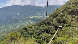 Vista panoramica Desde Yosondua  cascadas y puente colgante en La Sierra mixteca de Oaxaca Mexico [upl. by Salamone]