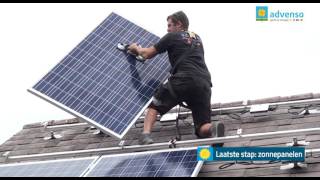 Advenso  Zo verloopt de installatie van zonnepanelen [upl. by Redliw]