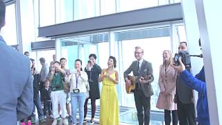 Flashmob Proposal  Proposing at The Shard [upl. by Auberbach]