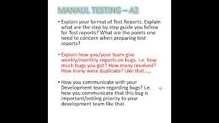 Wipro RealTime Manual Testing Interview Questions for exp 1 to 5 yrs manualtesting Shrts3A2 [upl. by Hornstein]