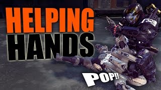 Halo 5 Assassinations  Helping Hands Decapitation Assassination [upl. by Hayyikaz]