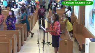 Messe Creole de la Communaute Catholique Haitienne Paroisse Sacre Coeur Lake Worth [upl. by Hekker]